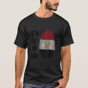 Egypte Het Zit In Mijn Dna Egyptische Vingerafdruk T-shirt