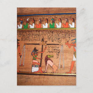 Egypte-hiërogliefen-Briefkaart Briefkaart