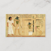 Egypte-hiërogliefen-Visitekaartje Visitekaartje (Achterkant)