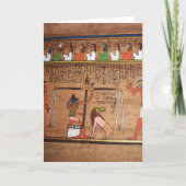 Egypte-hiërogliefen-Wenskaart Kaart (Voorkant)