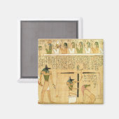Égypte-Hiéroglyphes aimant (Recto/Verso)
