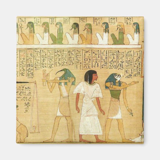 Égypte-Hiéroglyphes aimant (Devant)