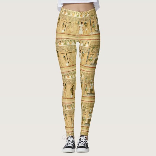 Égypte-Hiéroglyphes Leggings féminin (Devant)