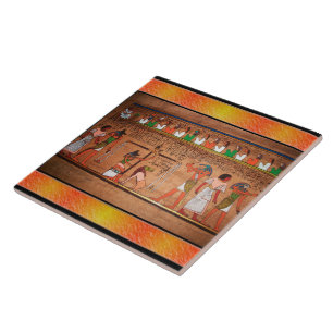 Egypte-Hieroglyphs keramische tegel Tegeltje