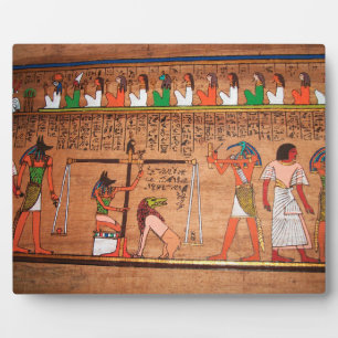 Egypte-Hieroglyphs Plaque Fotoplaat