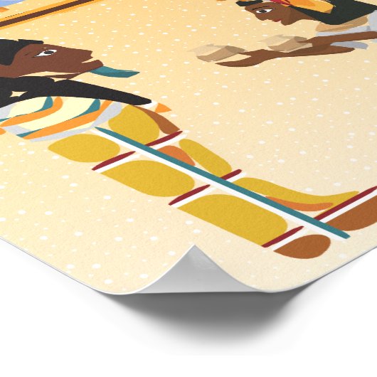 Egypte Hieroglyphs Poster (Hoek)