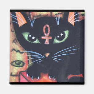 Egypte kat met Ankh Magneet