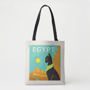 Egypte   Land van Feline Royalty Draagtas