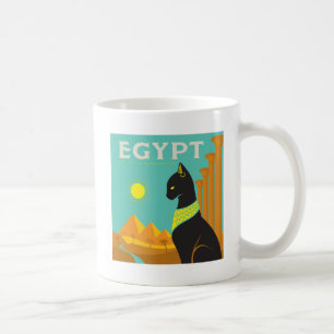 Egypte   Land van Feline Royalty Koffiemok