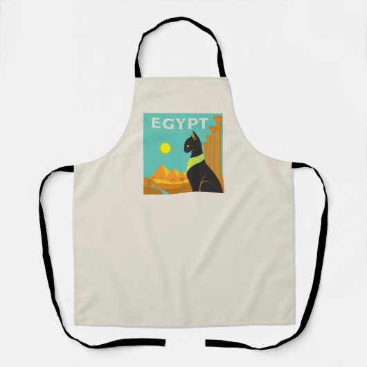 Egypte | Land van Feline Royalty Schort (Voorkant)