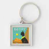 Egypte | Land van Feline Royalty Sleutelhanger (Voorkant)