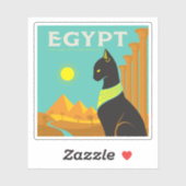 Egypte | Land van Feline Royalty Sticker (Vel)