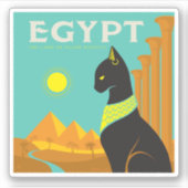 Egypte | Land van Feline Royalty Sticker (Voorkant)