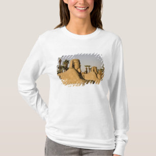 Egypte, Luxor. De Laan van Sfinxen leidt naar T-shirt