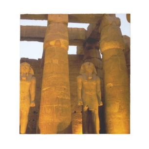 Egypte, Luxor. Karnack-tempel. Notitieblok