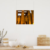 Egypte, Luxor. Karnack Temple. Poster (Keuken)