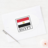Egypte Ovale Sticker (Envelop)