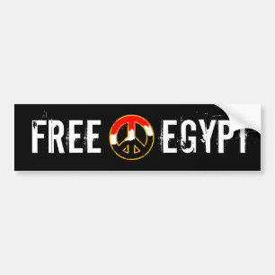 EGYPTE PEACE BUMPERSTICKER