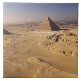 Egypte, Piramides bij Giza, Khafre, Khufu, Menkaur Tegeltje