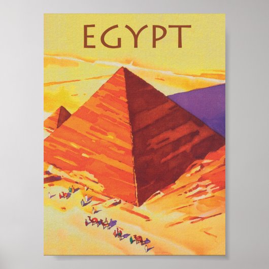 Egypte, Pyramides d'Angleterre, Poster Vintage voy (Devant)