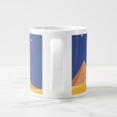 Egypte Pyramides Extra Grote Beker (Achterkant)