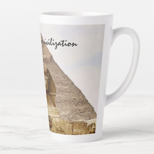Egypte Pyramides Latte Mok (Rechts)