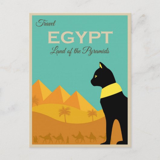  Egypte Pyramids broodrooster Briefkaart (Voorkant)