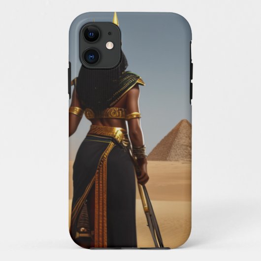 Egypte Queens CaseMate ToughApple 1 iPhoneCase Case-Mate iPhone Case (Achterkant)