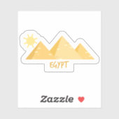 Egypte Reis Vinyl Sticker (Vel)