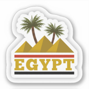 Egypte Reis Vinyl Sticker