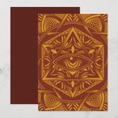  Egypte reisoudheid OogMandala Feestdagenkaart (Voorkant / Achterkant)