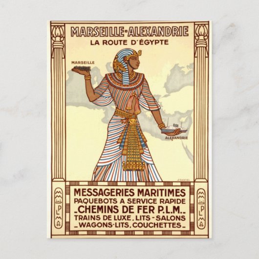  Egypte Reizen Feestdagenkaart (Voorkant)