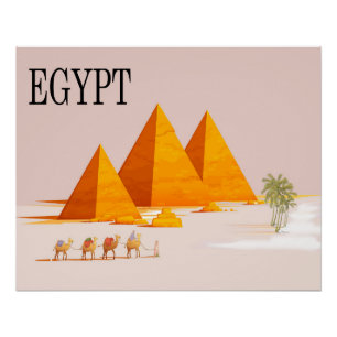 Egypte Reizen Perfect Poster