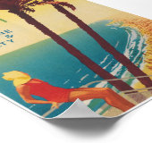 Egypte Retro Vintage Travel Poster (Hoek)