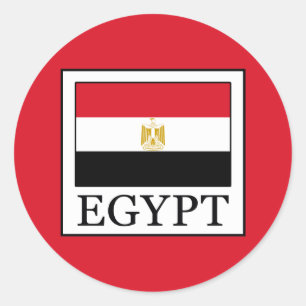 Egypte Ronde Sticker