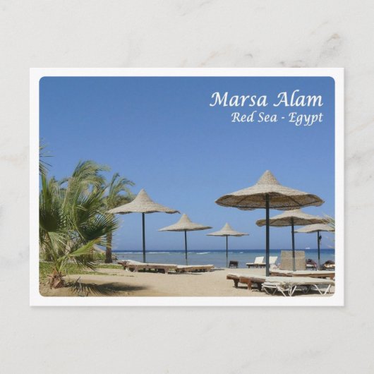 Egypte - Rood Zee - Marsa Alam - Briefkaart (Voorkant)