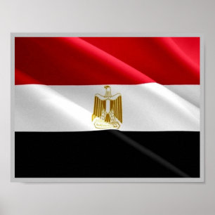 Egypte - Rood Zee - Vlaggolven - Poster