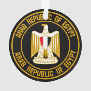 Egypte Round Emblem Ornament
