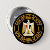 Egypte Round Emblem Ronde Button 7,6 Cm (Voorkant /achterkant)