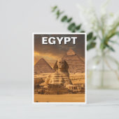 Egypte Sfinx Piramides van Gizeh Briefkaart (Staand voorkant)