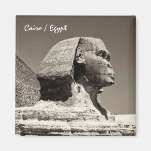 Egypte & Sphinx, Pyramiden, Oude Caïro Magnet Magneet