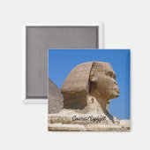 Egypte & Sphinx, Pyramides, Ancien Aimant Du Caire (Recto/Verso)