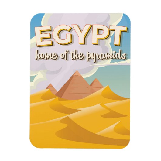 Egypte - Startpagina van de reisposter Pyramids Magneet (Verticaal)