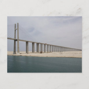 Egypte, Suez Canal. Peace Bridge Briefkaart