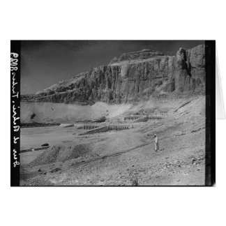 Égypte. Temple de Deir El Bahre vers 1936