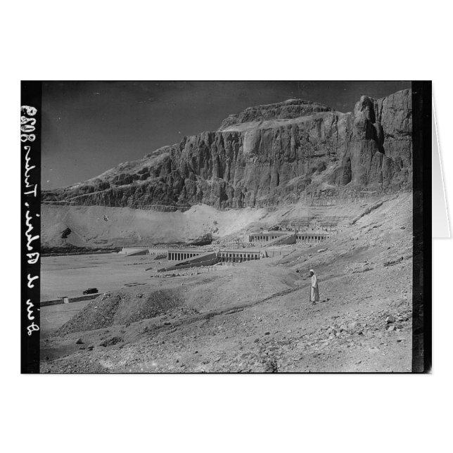 Égypte. Temple de Deir El Bahre vers 1936 (Devant horizontal)