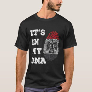 Egypte Trots Egyptische Vlag Staatsvlag Dna Vlag T-shirt