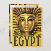 Egypte - Tutankhamun Briefkaart (Voorkant / Achterkant)