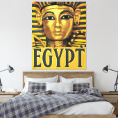 Egypte - Tutankhamun Canvas Afdruk (Insitu (Slaapkamer))