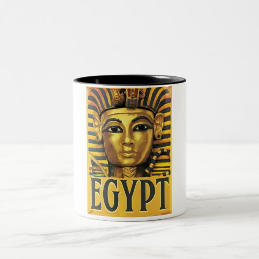 Egypte -Tutankhamun Tweekleurige Koffiemok (Center)